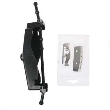 Шнек пластиковый для ледобура, голова метал  Ф130 мм, глубина 75 см.